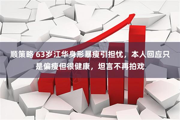 顺策略 63岁江华身形暴瘦引担忧,本人回应只是偏瘦但很健康,坦言不再拍戏