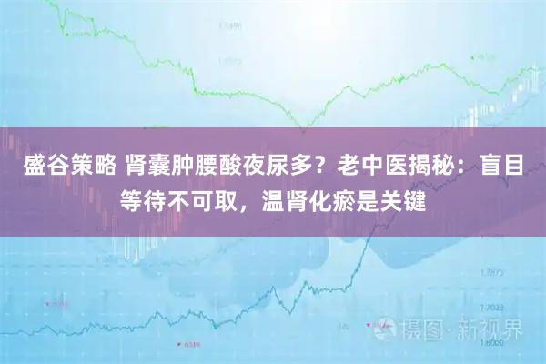 盛谷策略 肾囊肿腰酸夜尿多？老中医揭秘：盲目等待不可取，温肾化瘀是关键