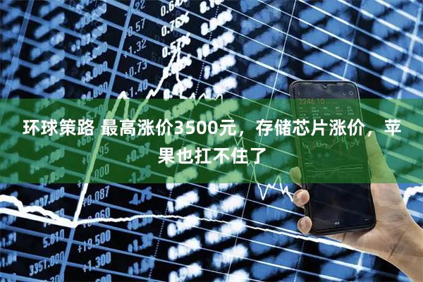 环球策路 最高涨价3500元，存储芯片涨价，苹果也扛不住了