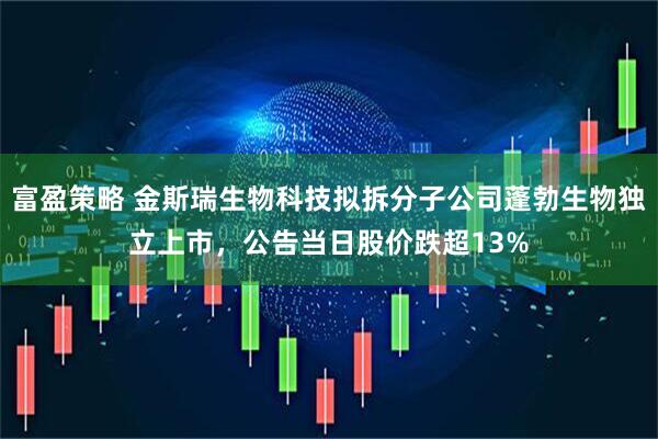 富盈策略 金斯瑞生物科技拟拆分子公司蓬勃生物独立上市,公告当日股价跌超13%
